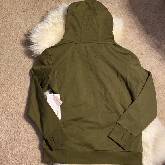 🆕With Tags ORANGETHEORY Army Green Sweatshirt, Size Medium - Picture 7 of 8